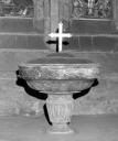 Fonts baptismaux 2 (cuve baptismale à infusion) (Bazouges-la-Pérouse)