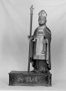Statuette sur socle : Saint Eloi