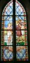 Verrière à personnages de la baie 16 : Baptème du Christ