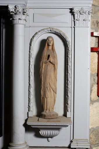 Statue : Vierge, dite Notre-Dame de Lourdes