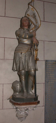Statue sur culot : Sainte Jeanne d'Arc