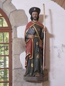 Statue : Saint Jacques le majeur, chapelle Saint-Jacques (Sérent)