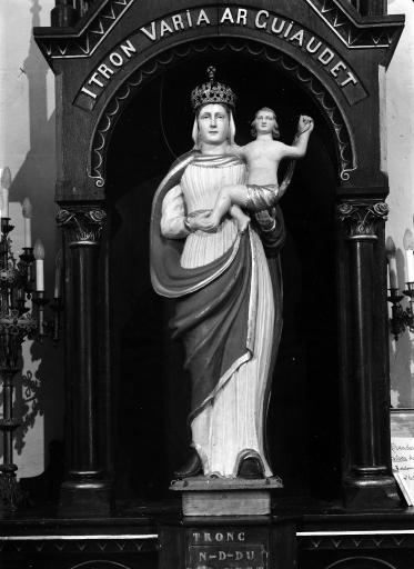 Statue de procession : Vierge à l'Enfant, dite Notre-Dame du Guiaudet