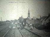 Les ponts, voies ferrées et gares sur la commune de Brécé