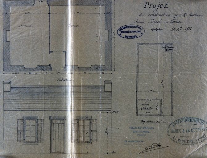 Maison, 34 avenue Jean-Marie Bécel (Vannes)