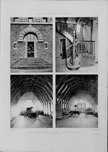 Maison de villégiature dite Lann Gueuc, 76 chemin de la Messe, Trestrignel (Perros-Guirec)