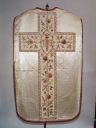Ornement blanc 4 : chasuble, étole, voile du calice