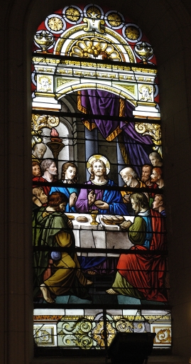 Verrières baies 1 à 4 : verrières à personnages et verrières figurées