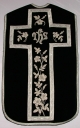 Ornement noir 3 : chasuble, manipule, voile de calice