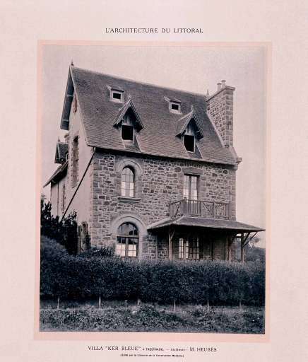 Maison de villégiature dite Ker Bleue, Trestraou (Perros-Guirec)