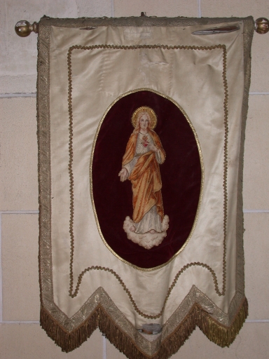 Bannière de procession : Sacré Coeur