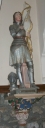 Statue (petite nature) sur culot : sainte Jeanne d'Arc