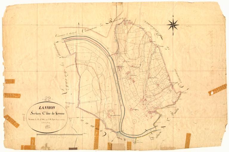 Quai de La Corderie et quai Joffre (Lannion)