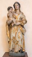 Statue : Vierge à l'Enfant, basilique Notre-Dame-du-Roncier (Josselin)