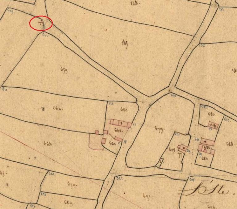 Croix monumentale, dite Croaz an Enez, l'Île (Plounévez-Lochrist)