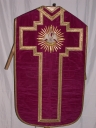 Ornement violet 1 : chasuble