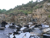 Carrière d'ardoise du Liscuis (Saint-Gelven fusionnée en Bon Repos sur Blavet en 2017)