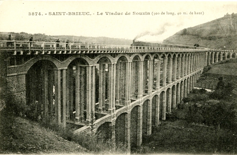 Pont de chemin de fer dit viaduc de Souzain (Plérin-sur-Mer)