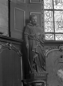 Ensemble de 2 statues : Saint André, Saint Louis (Antrain fusionnée en Val-Couesnon en 2019)