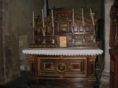 Autel retable latéral