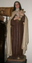 Statue sur socle : Sainte Thérèse de l'Enfant-Jésus (Saint-Aubin-du-Pavail fusionnée en Châteaugiron en 2017)