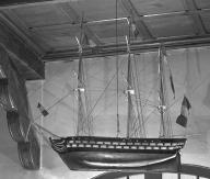 Maquette ex-voto de frégate, le "Saint-Briac", église paroissiale Saint-Briac (Saint-Briac-sur-Mer)