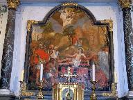 Tableau : Martyre de saint Laurent (Locmalo)