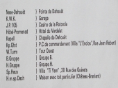 Dessin manuscrit d'un plan de tir allemand