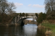 Pont sur l'Aulne dit "Pont de Pierres" (Locmaria-Berrien fusionnée en Poullaouen en 2019)