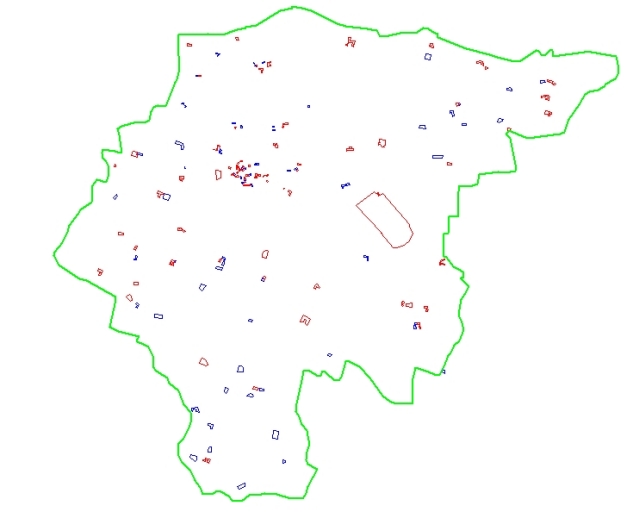 Les maisons et les fermes non analysées sur la commune de Montreuil-le-Gast