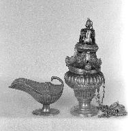 Encensoir, navette à encens, cuiller à encens (Locmalo)