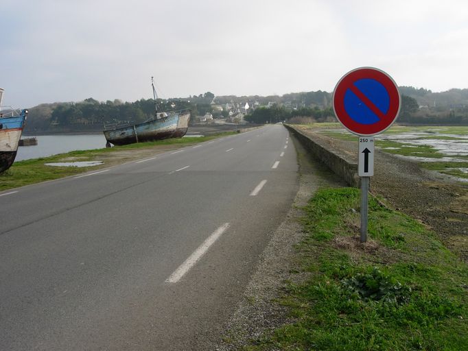Digue-route du Sillon, route de Lanvéoc, le Fret (Crozon)