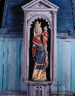 Statue (grandeur nature) : Vierge à l'Enfant