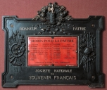 Tableau commémoratif des morts