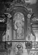 Statue (statuette, d'applique) : sainte Anne, église paroissiale Notre-Dame du Roncier (Rostrenen)