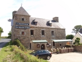 Maison dite manoir de Traou-Bihan, actuellement crêperie du Moulin à mer, Traou-Bihan (Lézardrieux)