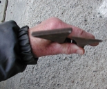 Outils de calfat : fer à calfat et maillet