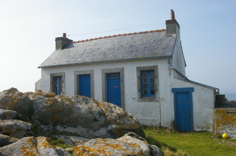 Maison d'habitation du sémaphore de l'île de Penfret (ouest) (Archipel des Glénan)