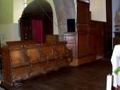 Ensemble de (2x4) stalles, lambris de demi-revêtement