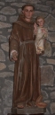 Statue sur culot : saint Antoine de Padoue et l'Enfant