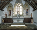 Autel ; retable (ensemble de deux niches-retables), Castennec (Bieuzy fusionnée en Pluméliau-Bieuzy en 2019)