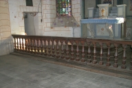 Clôture de choeur, la Chapelle des Domaines (Maure-de-Bretagne fusionnée en Val d'Anast en 2017)