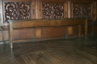 Paire de bancs de choeur