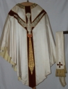 Ornement blanc 1 : chasuble, étole