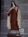 Statue (petite nature) : sainte Thérèse de Lisieux