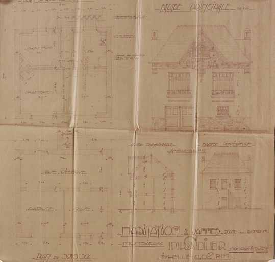 Maison, 34 rue Georges Clémenceau (Vannes)