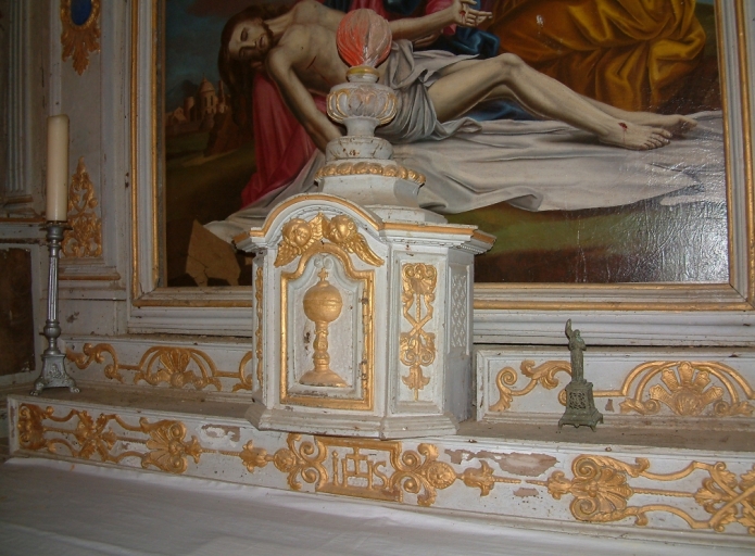 Retable et peinture monumentale en trompe l'oeil