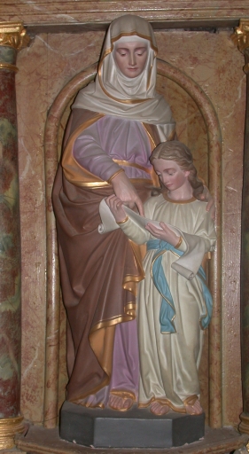 Statue : Education de la Vierge