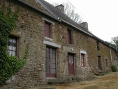 Alignement de maisons, le Petit Bourguel (Vieux-Vy-sur-Couesnon)