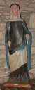 Statue : sainte brigitte